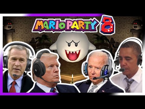 US Presidents Play Mario Party 8 [King Boo's Haunted Hideaway]