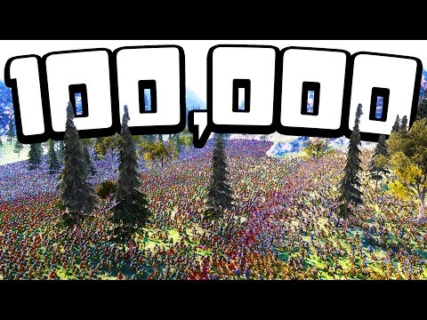 100,000 Units in 1 Battle! - Ultimate Epic Battle Simulator Gameplay - UEBS Alpha