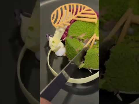 plated dessert #chocolatemousse #pistachio #pistachiomousse