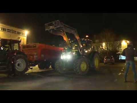 Manifesation des agriculteurs à Saint-Lô