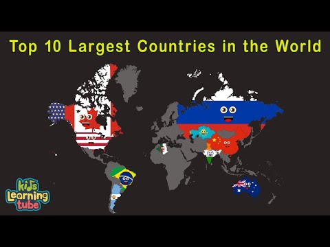 Top 10 Largest Countries in the World/10 Biggest Countries in the World