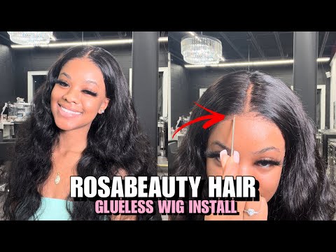 Installing a glueless Deep Wave wig! 5*5 30inch lace...