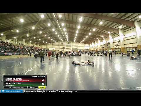 97 Lbs Cons. Round 2 - Jacob Murphy, Headwaters Wrestling Academy Vs Grady Roybal, Cougars WC B76f