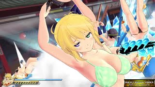 『閃乱カグラ ESTIVAL VERSUS』両奈 9999連閃（コンボ）動画