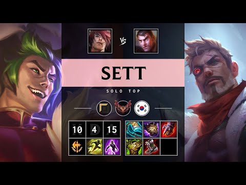 Sett Top vs Jayce - KR Grandmaster Patch 25.21