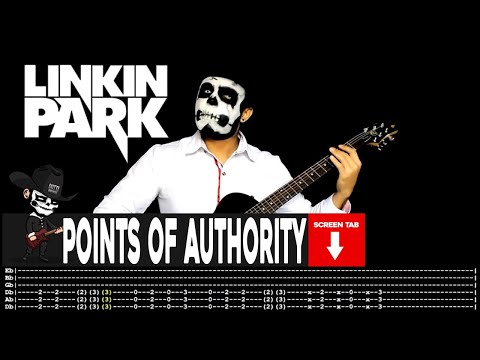 【LINKIN PARK】[ Points Of Authority ] cover by Masuka | LESSON | GUITAR TAB