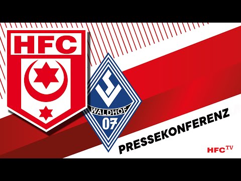 15. Spieltag 2022/23: Hallescher FC - SV Waldhof Mannheim | Pressekonferenz nach dem Spiel