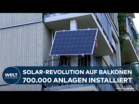 SOLARENERGIE IN DEUTSCHLAND: Balkonkraftwerk-Boom! Installationen seit Jahresbeginn verdoppelt