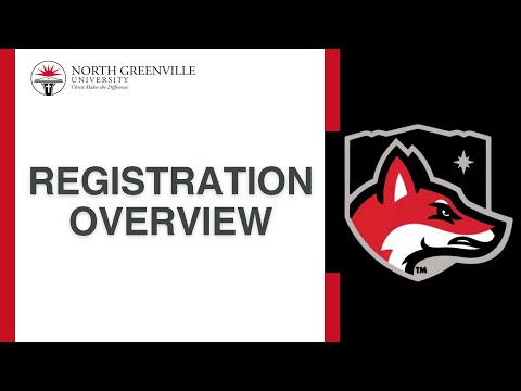 New Student Tutorial Video 5 Registration Overview