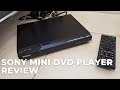 Sony Mini DVD Player Review DVPSR510H