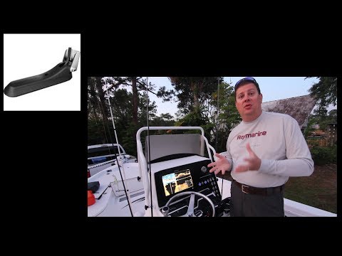 Raymarine Axiom is a all-in-one multifunction display unit with one RV-100 transducer Raymarine Axiom is a all-in-one multifunction display unit with one RV-100 transducer