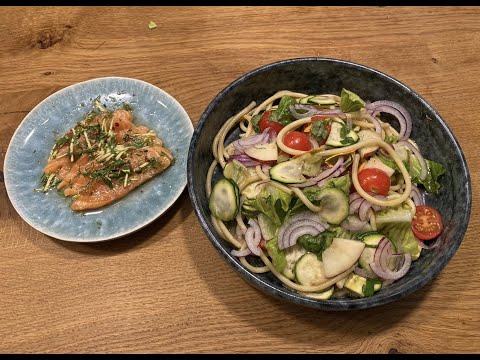 Pastasalat mit Ceviche Lachs -  Stefan Marquard @Home "ungeschminkt &  ungeschnitten