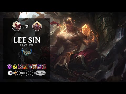 Lee Sin Top vs Jayce - KR Challenger Patch 12.8
