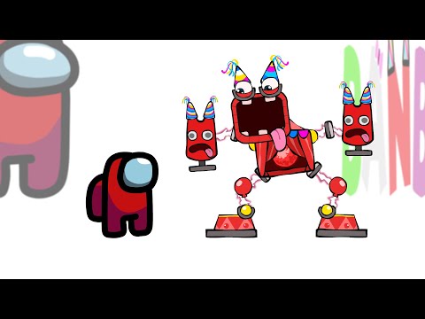 Mini Crewmate Kills BanBan but WUBBOX Characters | Among Us