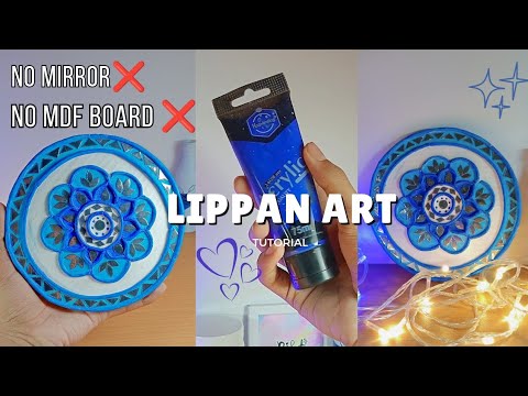 DIY Lippan Art, Without Mirror and MDF Board 😱 | Artistic Rifat