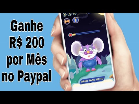 Ganhe R$200! Novo Aplicativo para Ganhar Dinheiro no Paypal Clicando (Money no paypal)