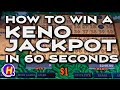 How to Win a KENO JACKPOT in 60 Seconds #KENONATION