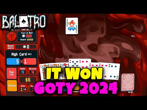 I PLAYED MOBILE GAME OF THE YEAR FOR THE FIRST TIME // BALATRO - YouTube