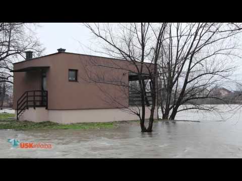 USKinfo.ba - POPLAVE U BIHAĆU 16.02.2016.