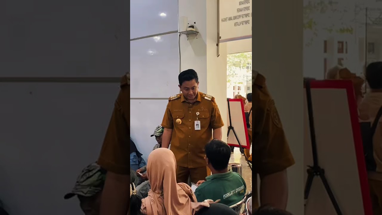 Kunjungan Bupati Klaten Mas Hamenang Wajar Ismoyo, S.Ikom ke kantor Mall Pelayanan Publik (MPP) Kabupaten Klaten