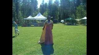 preview picture of video 'Lady Guinevere of Camelot - Gracelee Dress Up at the Clearwater BC Children's Art Festival'