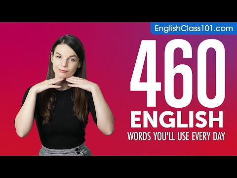 460 English Words You'll Use Every Day - Basic Vocabulary #86