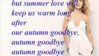 Britney Spears Autumn goodbye lyrics