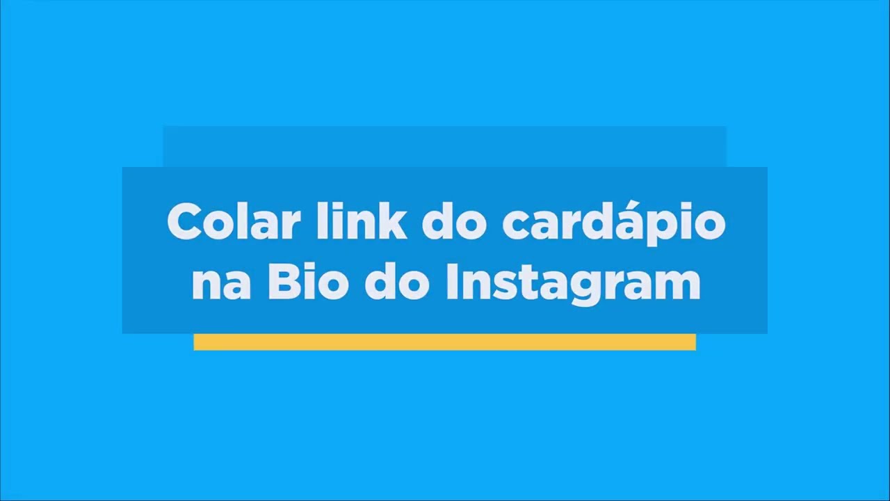 Link do Cardápio no Instagram | Anota AI