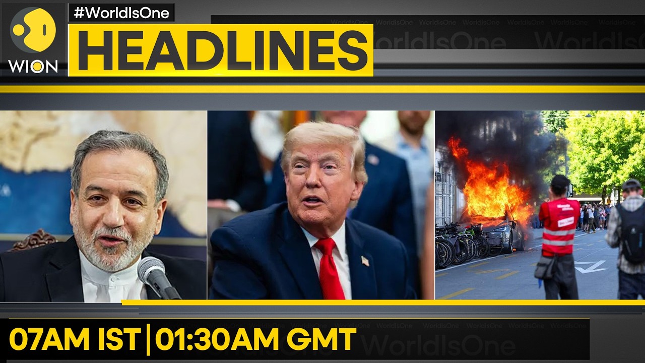 G7 Protests In Geneva Turn Violent | Iran Confirms Immediate End To War | WION Headlines