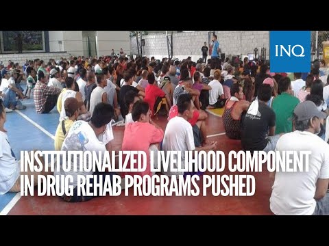 Institutionalized livelihood component in drug rehab programs pushed