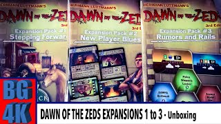 Dawn of the Zeds Expansions 1, 2 & 3 Unboxing