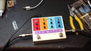 Video thumbnail for Red Witch Synthotron First Glimpse by Red Witch Pedals