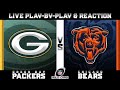 Packers Vs Bears Live Play By Play Reaction