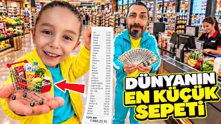 ALİ NECATİ DÜNYANIN EN KÜÇÜK SEPETİNE ALIŞVERİŞ YAPTI.BÜYÜK ÖDÜLÜ KAYBEDİNCE 2 B