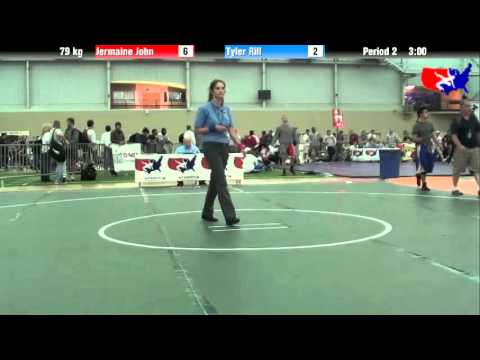 Jermaine John vs. Tyler Rill at 2013 ASICS University Nationals - FS