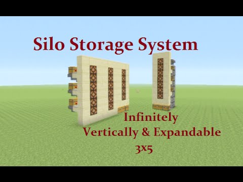 Insane Silo Storage System - Minecraft Tutorial