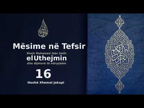 Mësime në Tefsir #16 edhDharijat: 47 - 60 | Hoxhë Xhemal Jakupi