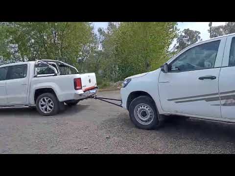 Enganche para llevar camioneta atrás de cosechadora - Alzuarte Hydro Tracción S.A®