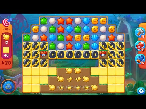 fishdom LEVEL 188 CHALLENGE