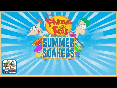 Phineas And Ferb: Summer Soakers - Water Battles Going Down (Gameplay, Playthrough) Video