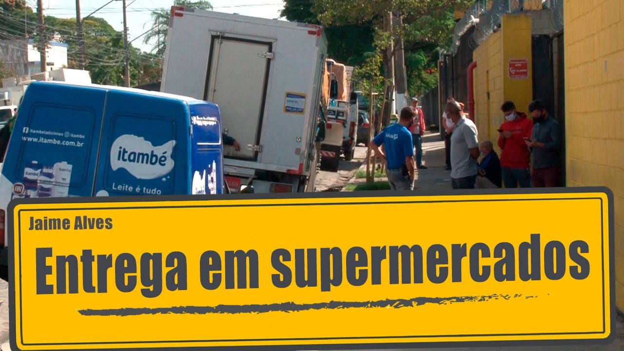 Longa espera para descarregar em supermercados