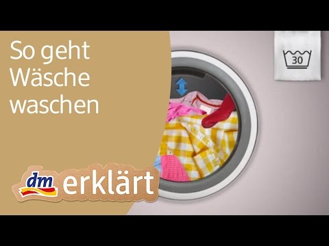 dm erklärt: Haushalt für Einsteiger - Wäsche waschen