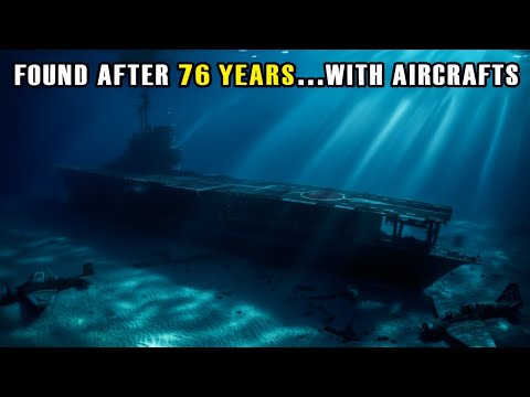 USS Lexington CV-2 (Lady Lex) — Lost WWII Carrier Found After 76 Years With Aircrafts