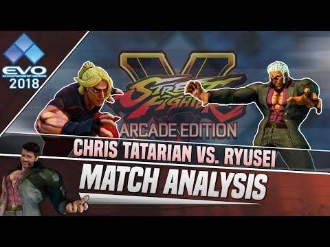 SFV AE Match Analysis: EVO 2018 - Chris Tatarian vs. Ryusei