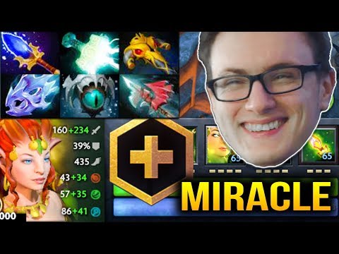 Miracle Disgusting CRAZY Enchantress Offlane Gameplay Dota 2 7.11