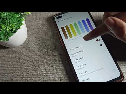Colour Correction Mode in realme x50 pro phone, how to enable colour correction mode