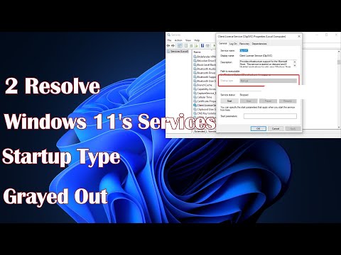 2 Resolve Windows 11's Services Startup Type Grayed Out