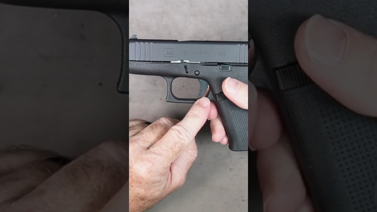 Glock 43X Disassembly (Field Strip). Removing the Glock Slide #glock43x #gun