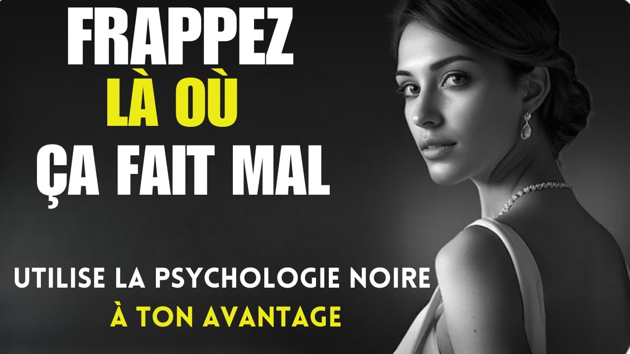 12 ASTUCES psychologiques SOMBRES pour qu’ils VOUS manquent ~ Principes Stoïcienne en 2024