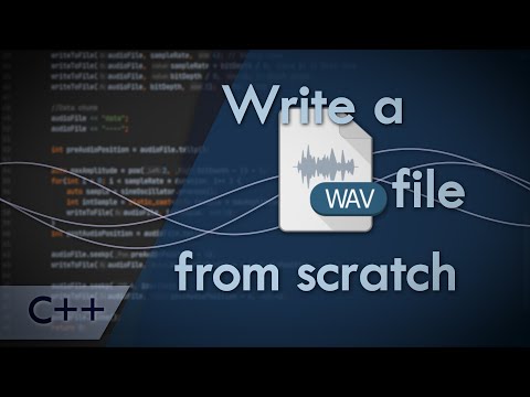 Write a WAV file from scratch - C++ Audio Programming